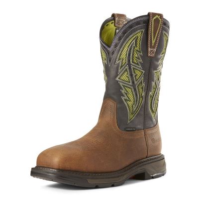 Ariat WorkHog XT VentTEK Kahverengi Iş Ayakkabıları Erkek (42782-471)